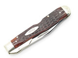 Vtg 1972 Case XX 6111 1/2 Jigged Bone Cheetah Swing Guard Folding Pocket Knife
