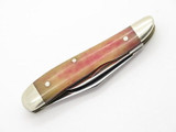 Vtg 1980 Case XX 6220 Red Appaloosa Bone Peanut Folding Pocket Knife