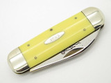Vtg 1983 Case XX 3250 Yellow Gold Sunfish Elephant Toenail Folding Knife