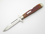 Case Classic XX 61011 1/2 Cheetah Brown Bone Swing Guard Folding Knife