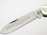 1998 Case XX 62131 Limited Dark Black Bone Canoe Folding Pocket Knife