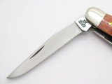 2015 Case XX Tested 6318 Red Bone Stockman Folding Knife Antique Stamp