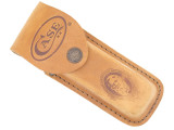 Case XX 6265 Brown Natural Leather 5 1/4" Folding Hunter Camp Knife Sheath