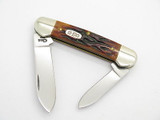 1998 Case XX 62131 Worm Groove Bone Canoe Folding Pocket Knife