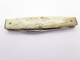 Vtg Parker Cut Co. Seki Japan 750-B Smooth Bone Folding Pocket Knife
