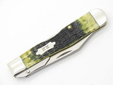 2015 Case Tested XX 6111 1/2 Cheetah Olive Bone Swing Guard Folding Knife