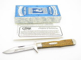 Case Classic XX 61011 1/2 Cheetah Yellow Bone Swing Guard Folding Knife