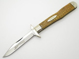 Case Classic XX 61011 1/2 Cheetah Yellow Bone Swing Guard Folding Knife
