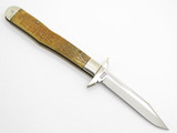 Case Classic XX 61011 1/2 Cheetah Yellow Bone Swing Guard Folding Knife