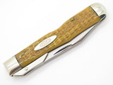 Case Classic XX 61011 1/2 Cheetah Yellow Bone Swing Guard Folding Knife