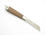 1889-1989 CENTENNIAL CASE XX 7207 MEDIUM TRAPPER FOLDING KNIFE CURLY MAPLE