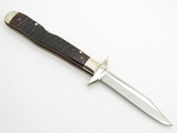 Vtg 1973 Case XX 6111 1/2 Bone Cheetah Swing Guard Folding Pocket Knife