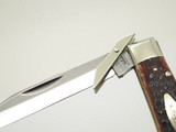 Vtg 1973 Case XX 6111 1/2 Bone Cheetah Swing Guard Folding Pocket Knife