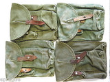 Lot Of 3 Vtg Cold War AK-47 Military 3 Cell Gun Magazine Ammo Pouch Case Bag