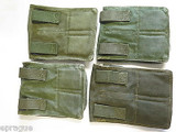 Lot Of 3 Vtg Cold War AK-47 Military 3 Cell Gun Magazine Ammo Pouch Case Bag