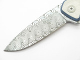 Buck 040 0040TTSLE Onset Damascus Titanium Framelock Folder Knife Limited