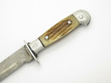 Vtg Circa 1950s Japan Bone Handle Mini Miniature Fixed Blade Bowie Knife