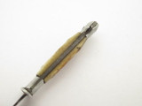 Vtg Circa 1950s Japan Bone Handle Mini Miniature Fixed Blade Bowie Knife