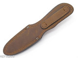 Buck 493 Waterfowler Leather Fixed Blade Hunting Caping Knife Sheath Blemish