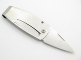 Mcusta Seki Japan Kamon MC-81 Aoi Crest AUS-8 Folding Money Clip Pocket Knife