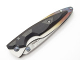 Mcusta Seki Japan Kasumi MC-73D Ebony Wood VG-10 Damascus Folding Pocket Knife