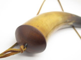 HANDMADE JOHN NELSON IDAHO USA FRENCH INDIAN WAR MOUNTAIN MAN BLACK POWDER HORN B