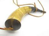 HANDMADE JOHN NELSON IDAHO USA FRENCH INDIAN WAR MOUNTAIN MAN BLACK POWDER HORN A