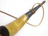 HANDMADE JOHN NELSON IDAHO USA FRENCH INDIAN WAR MOUNTAIN MAN BLACK POWDER HORN A