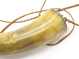 HANDMADE JOHN NELSON IDAHO USA FRENCH INDIAN WAR MOUNTAIN MAN BLACK POWDER HORN C