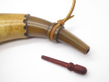 HANDMADE JOHN NELSON IDAHO USA FRENCH INDIAN WAR MOUNTAIN MAN BLACK POWDER HORN H