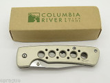 Nos Columbia River CRKT 6613 Mac Large Linerlock Folding Pocket Knife