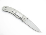 Columbia River CRKT 6002 Italy Large Navaho Metal Contrail Folding Pocket Knife