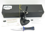Buck 234 0234BKSLE Glint Custom Limited Fixed Blade Dagger Knife & Display Nice!