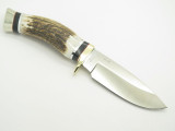 Buck 192 Vanguard ATS-34 Elk Stag Custom Shop Fixed Blade Hunting Knife