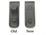 Buck 110 426 Bucklite *old Belt Loop* Black Leather Folding Hunter Knife Sheath