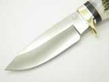 BUCK 192 VANGUARD ELK STAG ATS-34 CUSTOM SHOP FIXED BLADE HUNTING KNIFE
