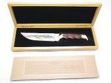 2003 Kershaw Sn 0004 Limited Edition Golden Retriever Dog Fixed Blade Knife