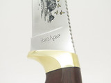 2003 Kershaw Sn 0004 Limited Edition Golden Retriever Dog Fixed Blade Knife