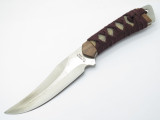 IC.Cut IC-102 Seki Japan VG-10 San Mai Damascus Fixed Blade Hunting Knife Sheath