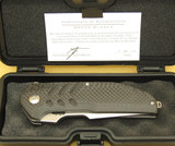 Brous Blades Turpin Strife SW-STR Flipper Folder Knife Stonewash D2 & Carbon New