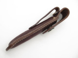 Timberline Slim Leather Folding Knife Sheath For Sharpening Steel Tactical Pen