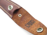 Timberline Slim Leather Folding Knife Sheath For Sharpening Steel Tactical Pen