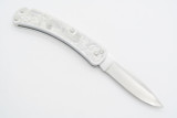 Vintage Buck USA 510 500 Classic II Aluminum Engraved Folding Pocket Lockback Knife