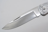 Vintage Buck USA 510 500 Classic II Aluminum Engraved Folding Pocket Lockback Knife