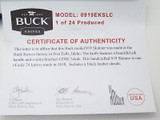 Custom Buck 919 919EKSLC Skinner 420H Limited Fixed Elk Stag Hunting Knife