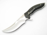 Buck 406 Kalinga Pro 420HC Fixed Blade Hunting Knife Custom Charcoal Wood