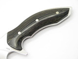 Buck 406 Kalinga Pro 420HC Fixed Blade Hunting Knife Custom Charcoal Wood