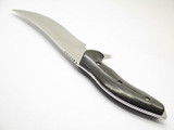 Buck 406 Kalinga Pro 420HC Fixed Blade Hunting Knife Custom Charcoal Wood