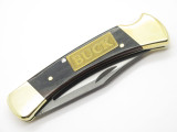 Custom Shop Buck 110 Folding Hunter Lockback Knife Plaque Handle & S30V Blade