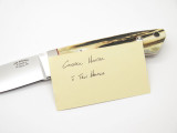 Tom Buckner USA Custom Handmade Stag 154cm Loveless Fixed Blade Hunting Knife